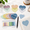 Heart Morandi, variant on Round Morandi 800 Count Transparent Round Sticky Notes with Marker Pen