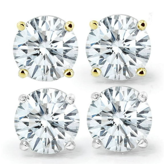 Pompeii 1/3 cttw Natural Diamond Studs IGI Certified (I/J SI2/I1) (I-J,SI2-I1)