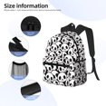 thumbnail image 3 of Disketp Cute Panda Face Mochila Ligera Clásica con Múltiples Bolsillos, Mochila Casual para Hombre y Mujer, Ideal para Escuela, Trabajo y Viajes, 3 of 6