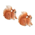 thumbnail image 5 of Figuritas de resina de ardilla en miniatura, estatua de animales, adorno de escultura para decoración de césped y jardín, 1 par, 5 of 5