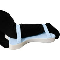 Plus Size Knee Pillow for Side Sleepers Hip Pain, Extra Large Side Sleeper Pillow Between Legs, 21in Leg Pillow for Back ain with 2 Replaceable Cover: Baby Blue & Vibrant Pink