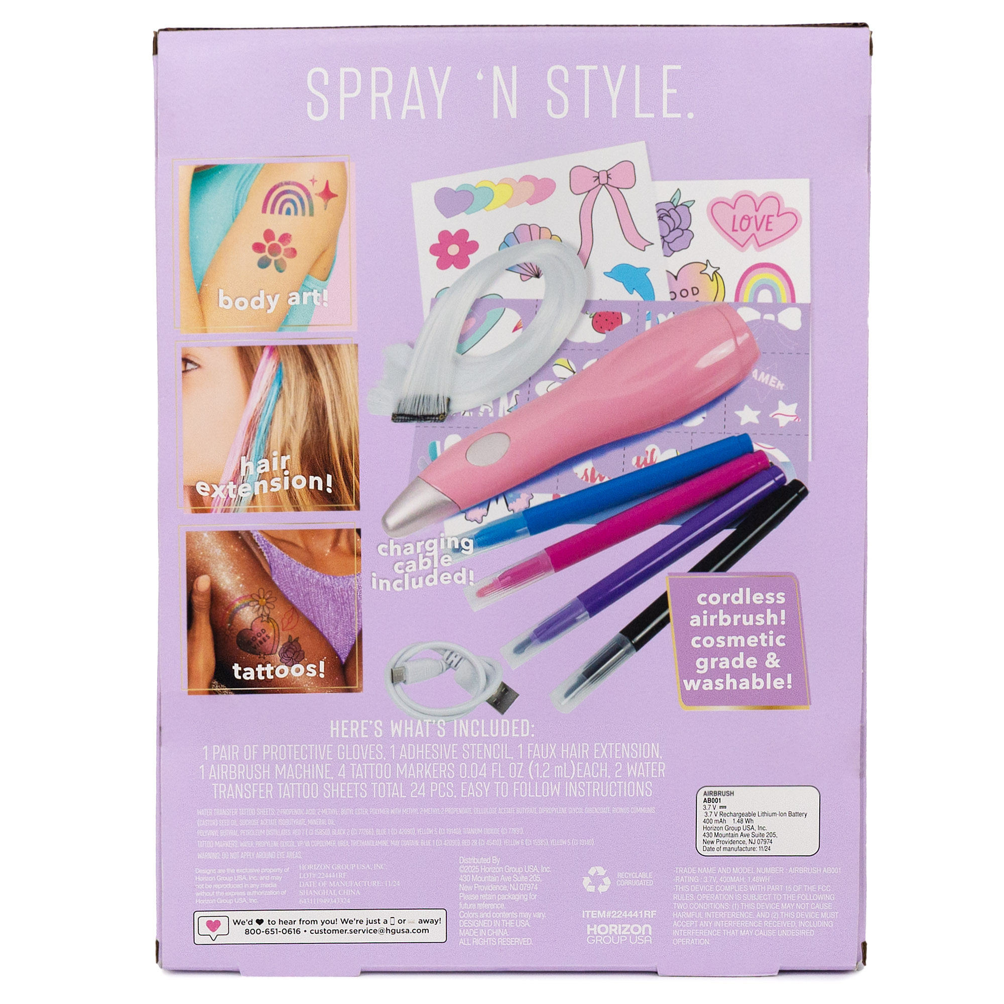 Prism All-in-One Airbrush Designer Hair Art Kit photo 7