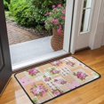 thumbnail image 2 of Pioneer Flower Floral Print Pattern Door Rugs,Washable Non Slip Door Mats Indoor,Decorative Door Mats,Entry Mat Indoor for Entrance,Bedroom,Kitchen,Bathroom,30"x17", 2 of 6