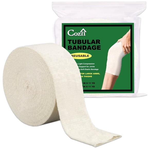 Elastic Tubular Support Bandage, Stockinette Tubing for Arm, Legs, Knees, Compression Tube Bandage Roll for Tissue Support