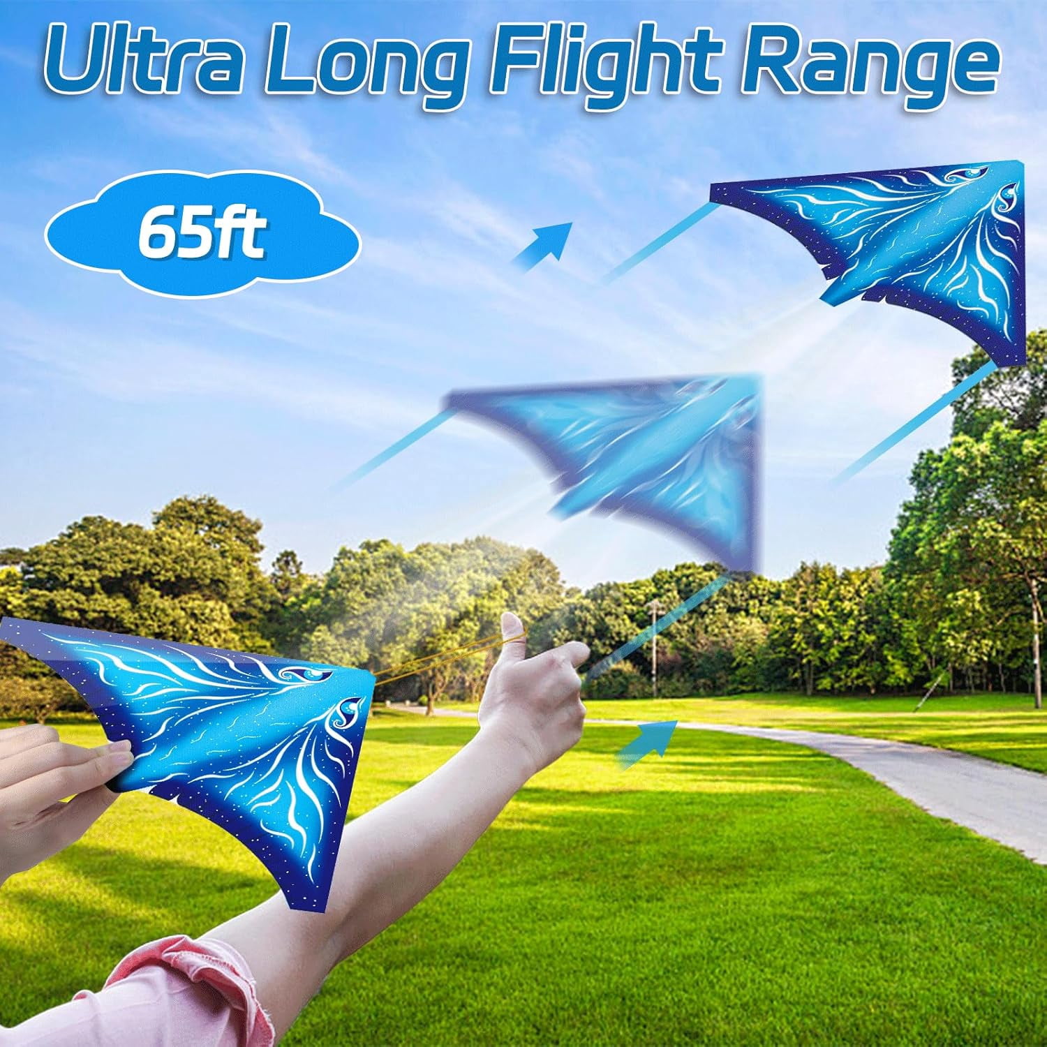 Mini Launcher Kites for Kids Ages 4-12, Easy to Fly Outdoor Party Favors, Bulk Classroom Prizes Beach Toys and Treasure Box Fillers