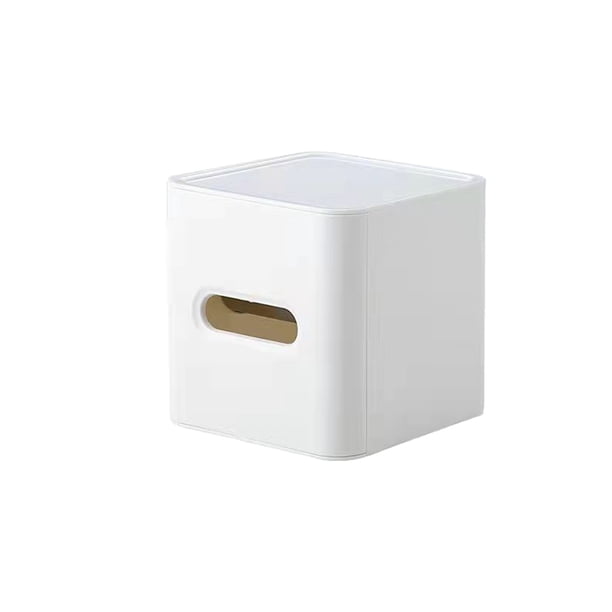 Toilet Tissues Rolls Caja de Papel Higiénico, Caja de Rollo No Perforada Montada en la Pared, Estante de Almacenamiento de la Caja de Rollo Transparente Del Baño, Gabinete de Almacenamiento Semitransp