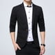 thumbnail image 3 of Traje casual para hombre, talla grande, chaqueta de traje pequeña, corte entallado para hombre Traje casual para hombre, talla grande, chaqueta de traje pequeña, corte entallado para hombre, 3 of 5