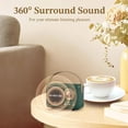 thumbnail image 3 of Altavoz Bluetooth retro mini inalámbrico con diseño vintage USB TF AUX radio FM 7 horas de uso ideal para interiores y exteriores color verde, 3 of 6