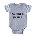 thumbnail image 1 of CafePress - You Break It - Cute Infant Baby Football Bodysuit, 1 of 1