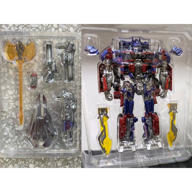 Robot transformable Optimus Deformation SS05 6022A, figura de acción OP Commander, coche de aleación de Anime, modelo metálico para colorear, regalo Fivean unisex