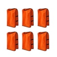 thumbnail image 1 of TOPTIE Scrimmage Training Vests Soccer Bibs Set of 6-Orange-Adult, 1 of 7