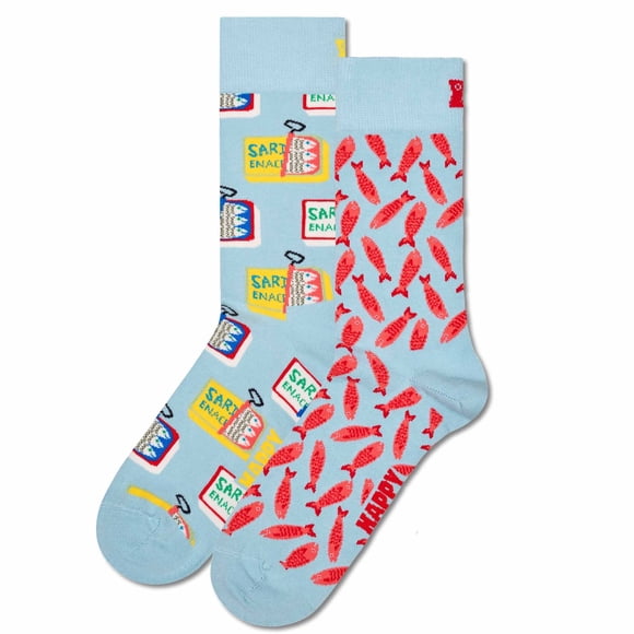 Happy Socks 2 Pack Unisex Socks - Gift Box, mixed Colours Sardines 41-46 (UK 7,5-11,5)
