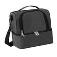 thumbnail image 2 of Bolsa térmica para almuerzo, impermeable, para comida, bento, contenedor para cenas, con aislamiento Gris, 2 of 9