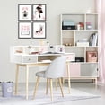 thumbnail image 2 of Drsoum Glam Hot Pink Fashion Wall Decor Woman Makeup 𝗙𝗿𝗮𝗺𝗲𝗱 Wall Art Rose Gold Girly Room Decor Beauty Room Decor Pictures Arts for Office Bedroom Bathroom Wall Decor Perfume Handbags High Heels, 2 of 6