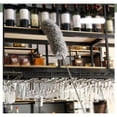 thumbnail image 2 of Lightweight Duster for High Areas, Stainless Steel Extension Pole with Adjustable Telescopic Reach, Bendable Dusting Head for Ceiling Fan Cleaning, Microfiber Duster Head for, 2 of 5