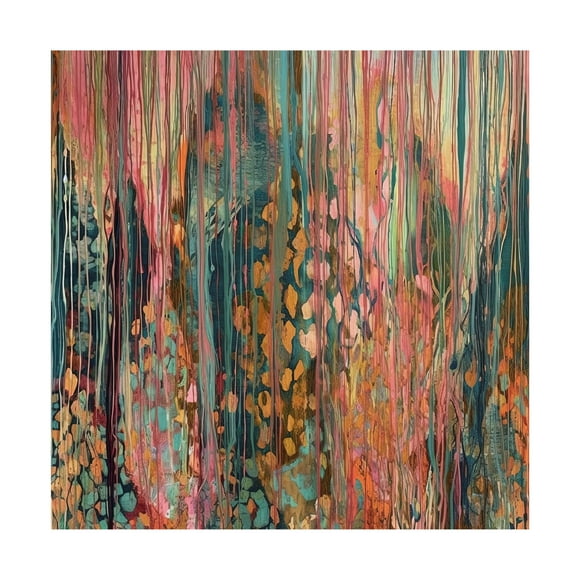 Canvas Wall Art - Sasha 'Enticements IV' Wall Art for Living Room, Bedroom, or Office Décor by Trademark Fine Art - 14 x 14 Inches