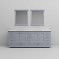 thumbnail image 4 of Tybee 84 in W x 22 in D Dark Grey Double Bath Vanity, White Quartz Top and 34 in Mirrors, 4 of 9
