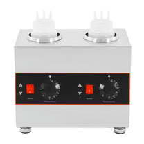 Miumaeov 320W Electric Sauce Warmer, Chocolate Sauce Warmer Cheese Sauce Dispenser Warmer Hot Fudge Warmer Dispenser