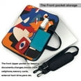 thumbnail image 3 of ZICANCN Laptop Case 15.6 inch, Abstract Color Face Art Work Shoulder Messenger Business Bag for Women and Men, 3 of 9