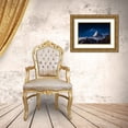 thumbnail image 3 of Gonzalez Vera, Jesus 14x11 Gold Ornate Wood Framed with Double Matting Museum Art Print Titled - Full Moon At Matterhorn, 3 of 4