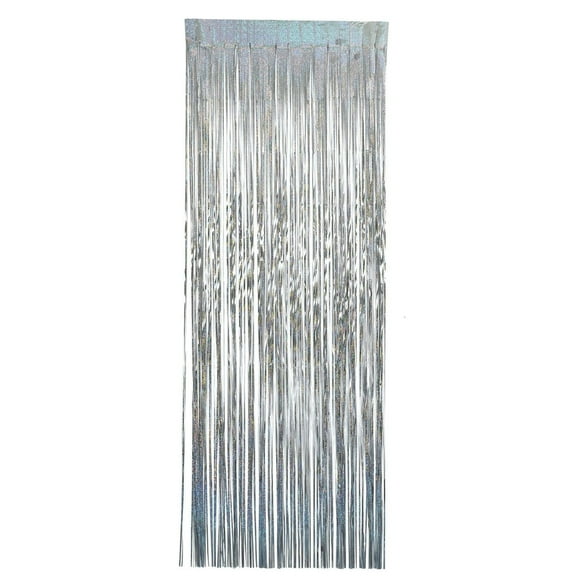 Silver laser fringe, Silver door fringe