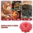 thumbnail image 3 of FONDOTIN Red Plastic Snack Box for Storage and Easy to Clean with Multiple Compartments 7.87 x 5.51 x 2.95 inches, 3 of 8