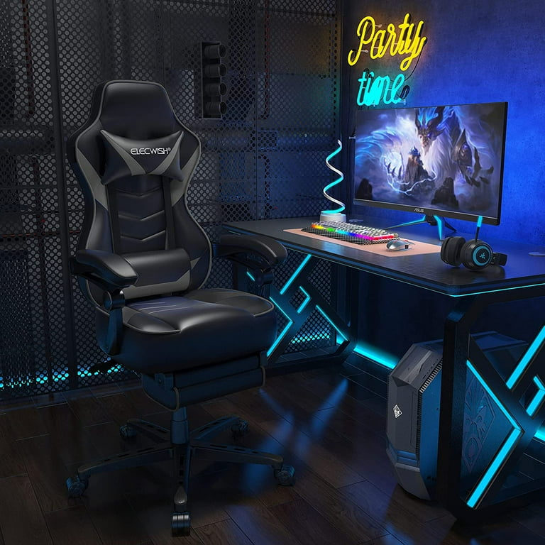 FULLWATT Racing Video Gaming Chair High Back Large Size Ergonomic