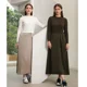 thumbnail image 4 of Suéter de punto trenzado para mujer de AP Otoño e Invierno 2025 Vestido de satén suave e informal disponible en cinco colores para mujer, 4 of 5