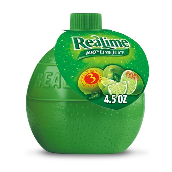ReaLime 100% Lime Juice, 4.5 fl oz bottle