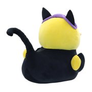 Quackerz Jumbo Purple-and-Black Cat Plush Duck for Halloween, Way to Celebrate
