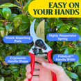 thumbnail image 4 of Tijeras de podar Haus & Garten ClassicPRO de 22 cm con titanio, 4 of 9