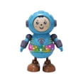 thumbnail image 1 of Robot de baile Juguete electrónico musical para niños, robot eléctrico con luces y música de baile, función de cambio de rostro para niños de, 1 of 9
