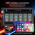 thumbnail image 4 of Speravity Metal Auto MP5 Estéreo de 7 pulgadas compatible con Bluetooth 4.3 Pantalla táctil 1024x600 Control remoto Radio inalámbrica Música Combinaciones de reproductor de DVD/TV para coche Speravity VI016978-00B, 4 of 6