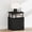 Black, variant on Furinno JAYA Open Shelf Nightstand Door Cabinet with Round Corner Amber Pine