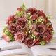 thumbnail image 1 of Nvzi Ramo de rosas artificiales de seda, hortensias, estilo vintage para boda (vino), 1 of 3