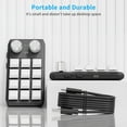 thumbnail image 3 of Mistaha Clavier Macro Bluetooth à une Main avec Commutateurs Rouges - Touches Personnalisables - Échangeable à Chaud - pour le Jeu, le Design et le Bureau, 3 of 6