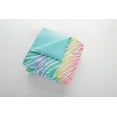 Pastel Rainbow Zebra Comforter Set Twin XL