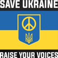thumbnail image 3 of CafePress - Save Ukraine Raise Your Voices Women's V Neck Dark - Women's V-Neck Dark T-Shirt, 3 of 4