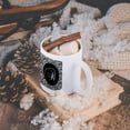 thumbnail image 5 of 3dRose, Letter R - Black and White Damask, 15oz Mug, 5 of 7