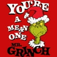 thumbnail image 2 of Boy's Dr. Seuss Christmas Grinch You're a Mean One Portrait  Graphic T-Shirt, 2 of 4