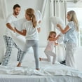 thumbnail image 3 of Synthetic Down Alternative 20x20 Square Pillow Insert Form, for Decorative Throw Pillow, Sofa, Cushions, Body and Bed - Pack of 2- Size 20“X 20”, 3 of 6