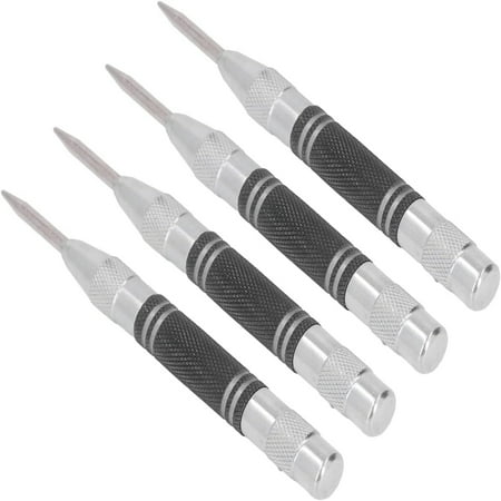 

High Speed Steel 4Pc Automatic Set with Non Slip Knurl Design Compact Size and Rustproof Center Hole for Installation and Maintenance (Red)