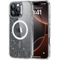 thumbnail image 1 of for iPhone 16 Pro Max Case, Compatible with MagSafe, Shockproof Military-Grade Protection, Magnetic Phone Case for iPhone 16 Pro Max, Classic Hybrid Case (HaloLock), Clear, 1 of 5