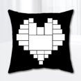 thumbnail image 1 of Funda de almohada en blanco de la serie Nine Grid, funda de almohada de felpa corta, funda de almohada de sofá de sublimación, 1 of 5