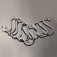 thumbnail image 4 of Stainless Steel Metal S Hooks Kitchen Pot Pan Hanger Clothes Storage Rack 10 Pcs, 4 of 5