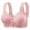 Red, variant on SMihono Daisy Bra for Seniors,No Underwire Comfortable Front Snap Closure Sleep Bras,Light Thin Breathable Simple Everyday Bra Gray 36/80BC