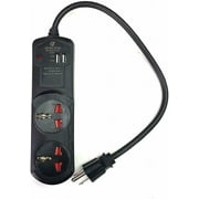 Seven Star Universal Surge Protector USB Ports 2A Quick Charging Outlet Travel