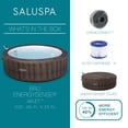 thumbnail image 3 of Bestway SaluSpa Bali 5-7 Person Inflatable Hot Tub, Round Energy-Efficient Spa, 85"x28", 3 of 12