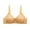 Beige, variant on Women's Front Side Buckle Lace Bra - Wireless, Adjustable, Yoga/Sleep Wear