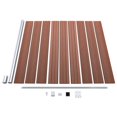 thumbnail image 3 of vidaXL Garden Fence WPC 175x186 cm Brown, 3 of 5